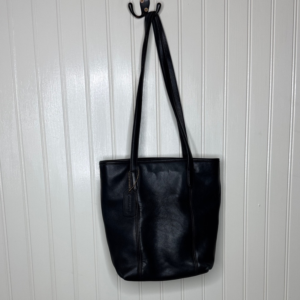 COACH Vintage Leather Legacy Lunch Tote Shopper 9077‎ Two Strap Shoulder Bag - Picture 10 of 17